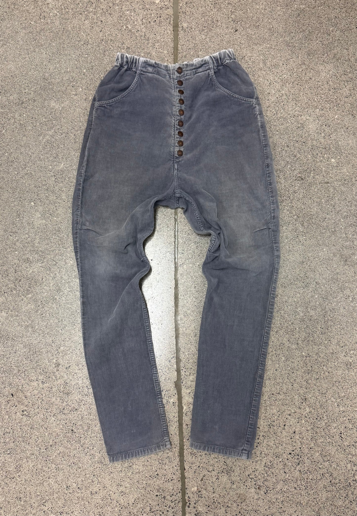 Kapital ‘Sun Aged Grey’ Corduroy Work Pants