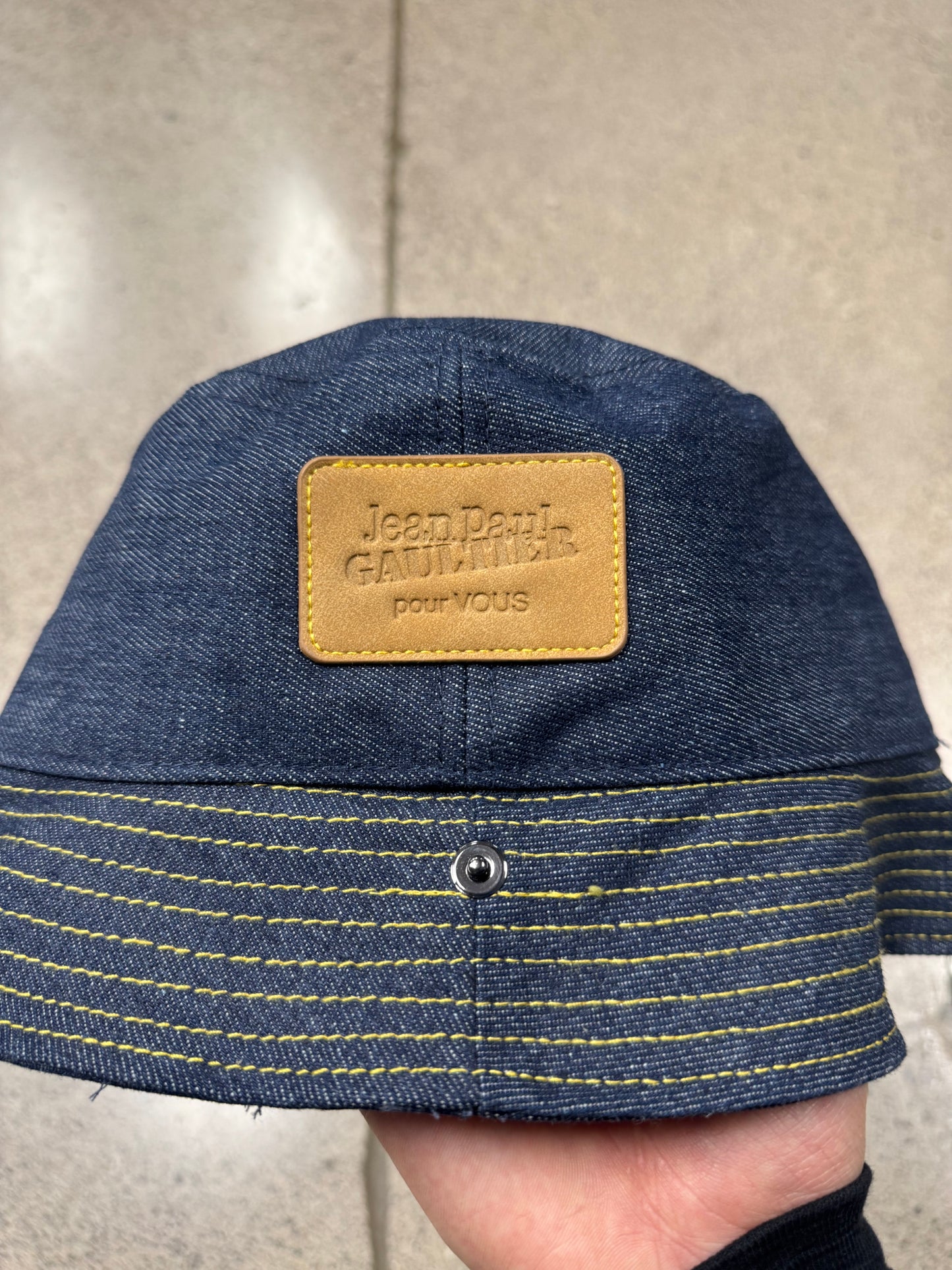 Jean Paul Gaultier Denim Bucket Hat
