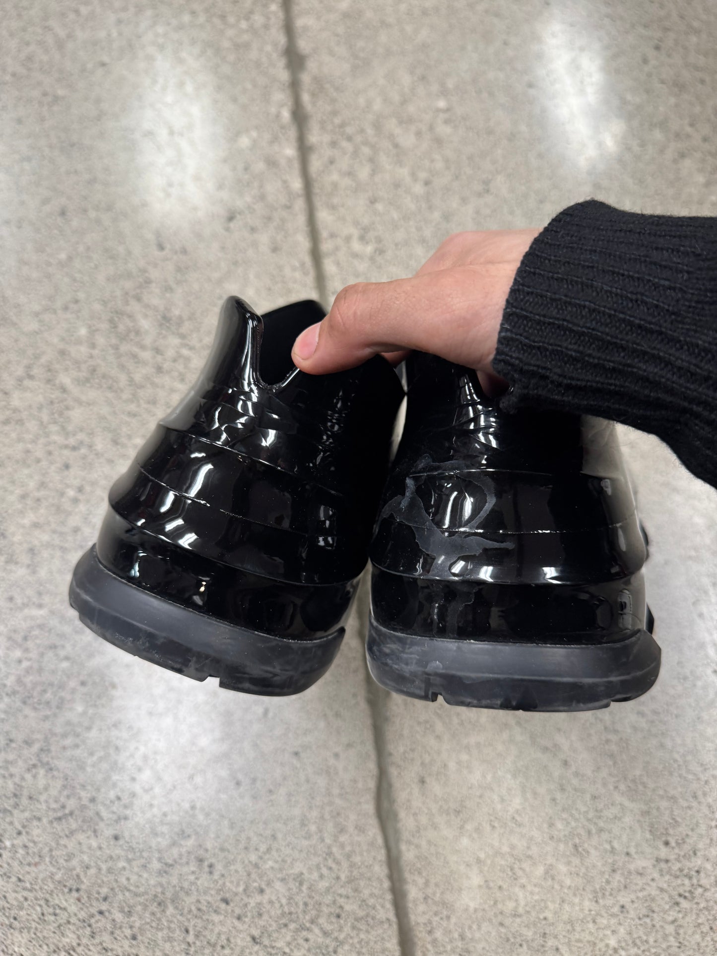 Givenchy ‘Monumental’ Mallow Molded Black Sneakers