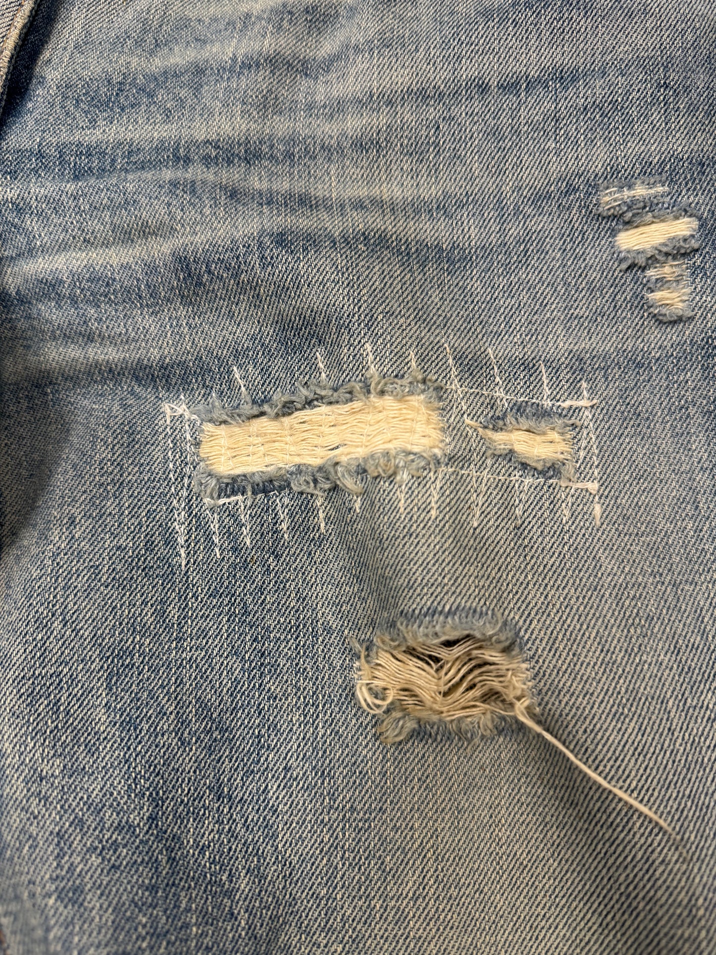 2000s Dolce & Gabbana Mainline Light Wash Blue Flared Denim