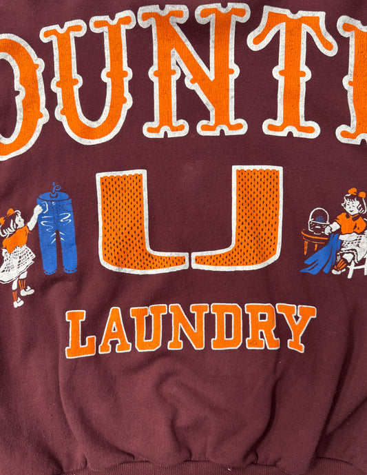 Kapital Kountry ‘Varsity’ Maroon/Orange Sweatshirt