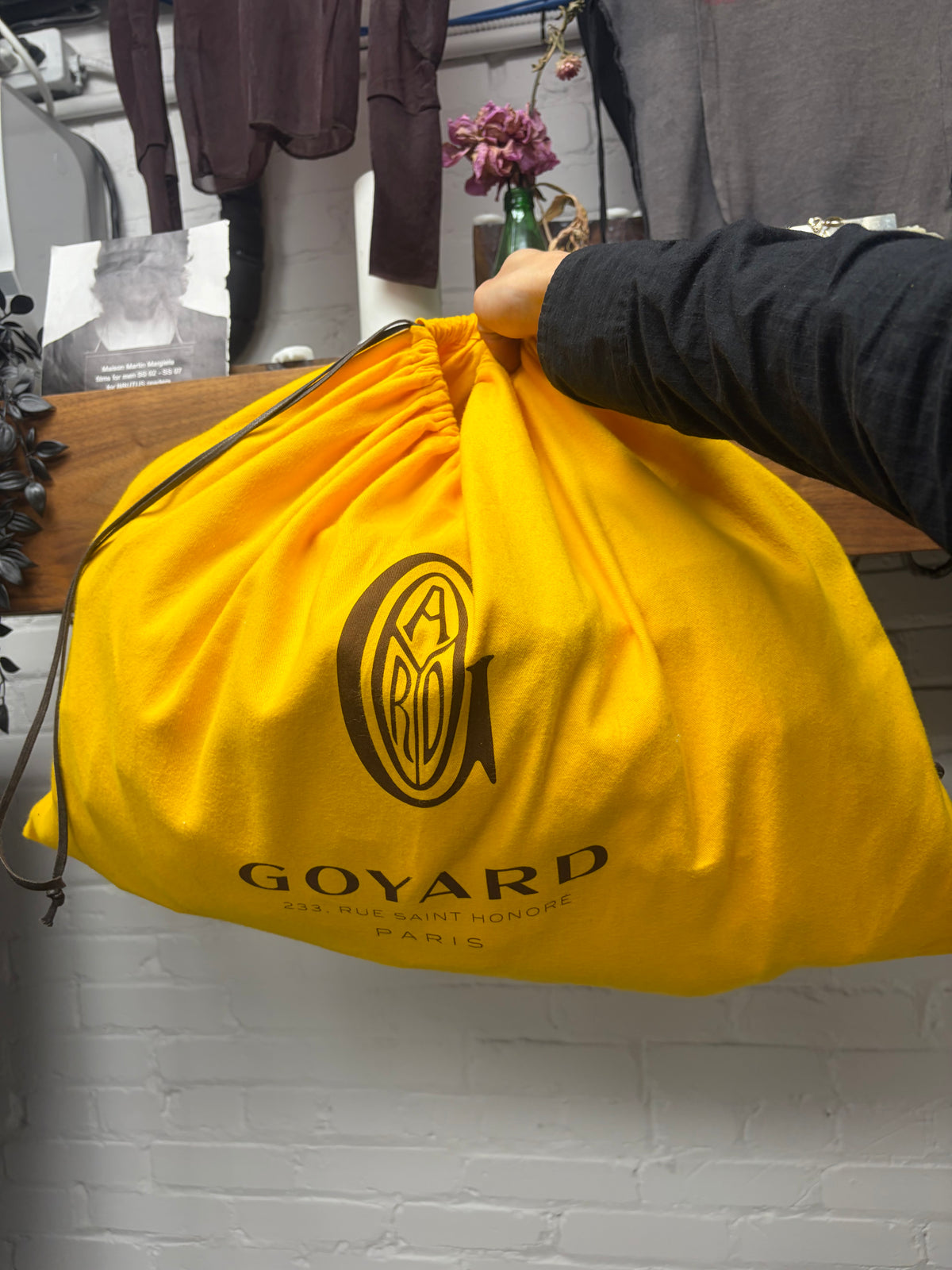 Goyard ‘Boeing 55’ Green Canvas Monogram Weekender Duffle Bag