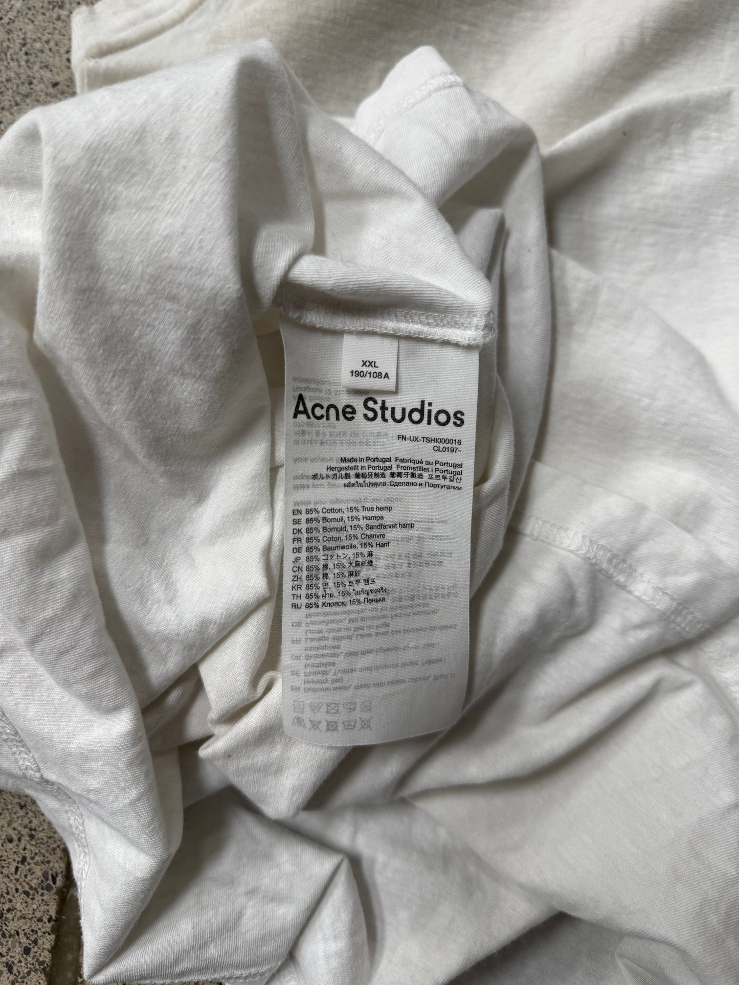 Acne Studios ‘Stockholm’ Dirt Wash Long Sleeve Shirt