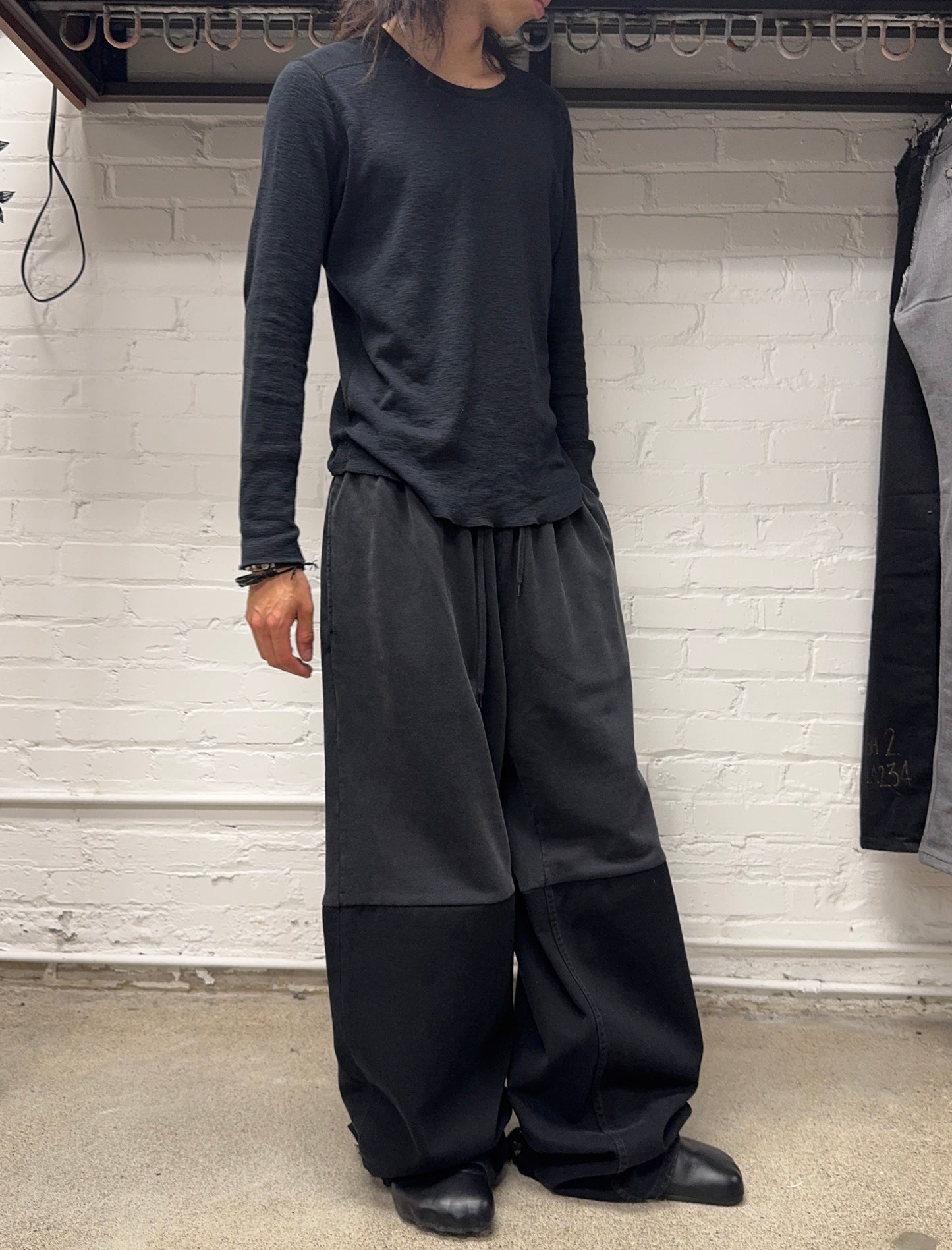 SS2023 Balenciaga ‘Mudshow’ Hybrid Black Sweat-Pant/Denim