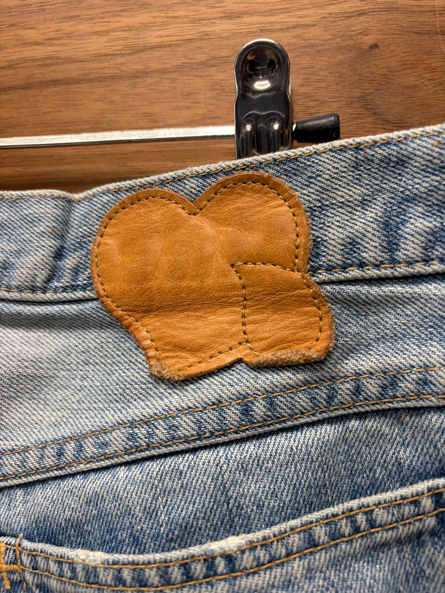 SS2006 Number (N)ine ‘Welcome to the Shadows’ Paint Splattered Denim