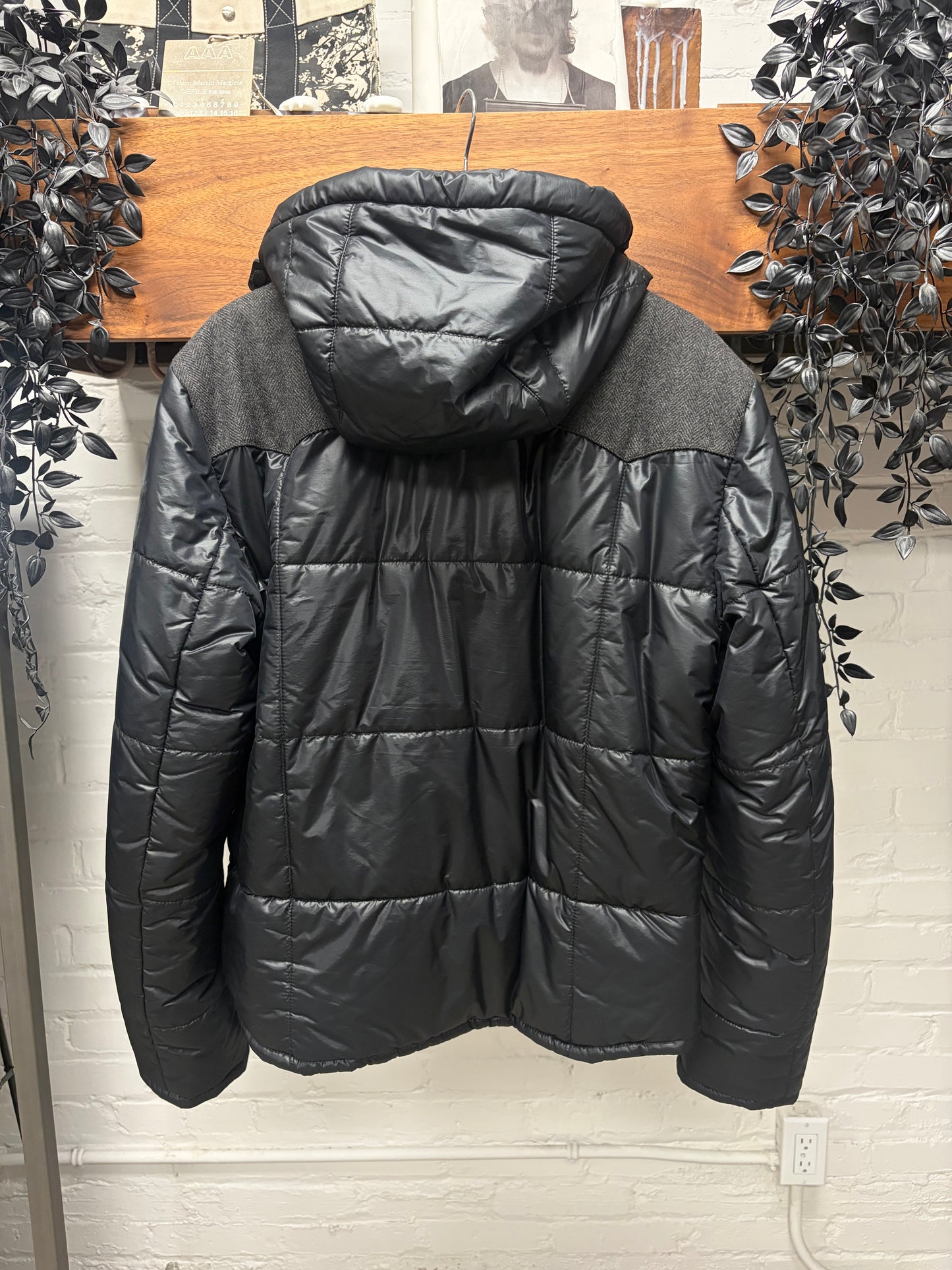 2000s Dolce & Gabbana Mainline Down Filled Jacket with Western Herringbone Detailing