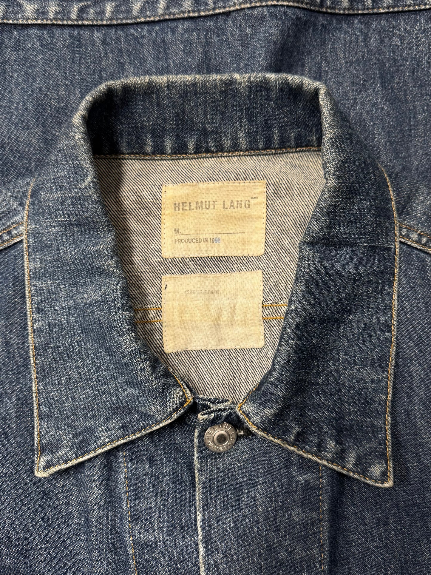 1998 Helmut Lang ‘Classic Wash’ Blue Denim Trucker Jacket