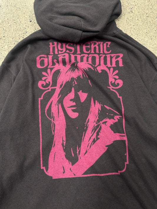 Hysteric Glamour Faded Brown/Pink Zip Up Hoodie