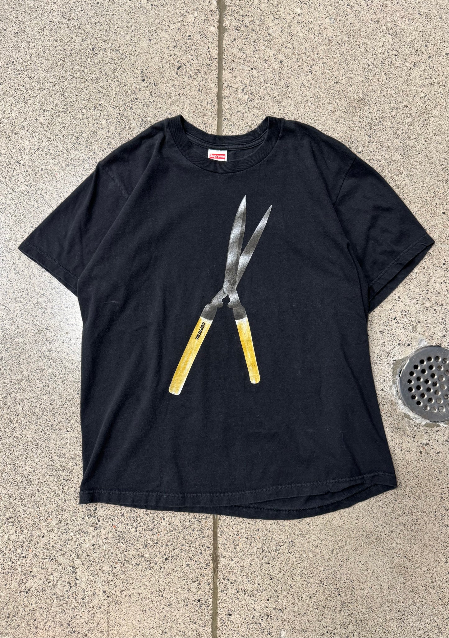 SS2019 Supreme ‘Shears’ Black Graphic T-Shirt
