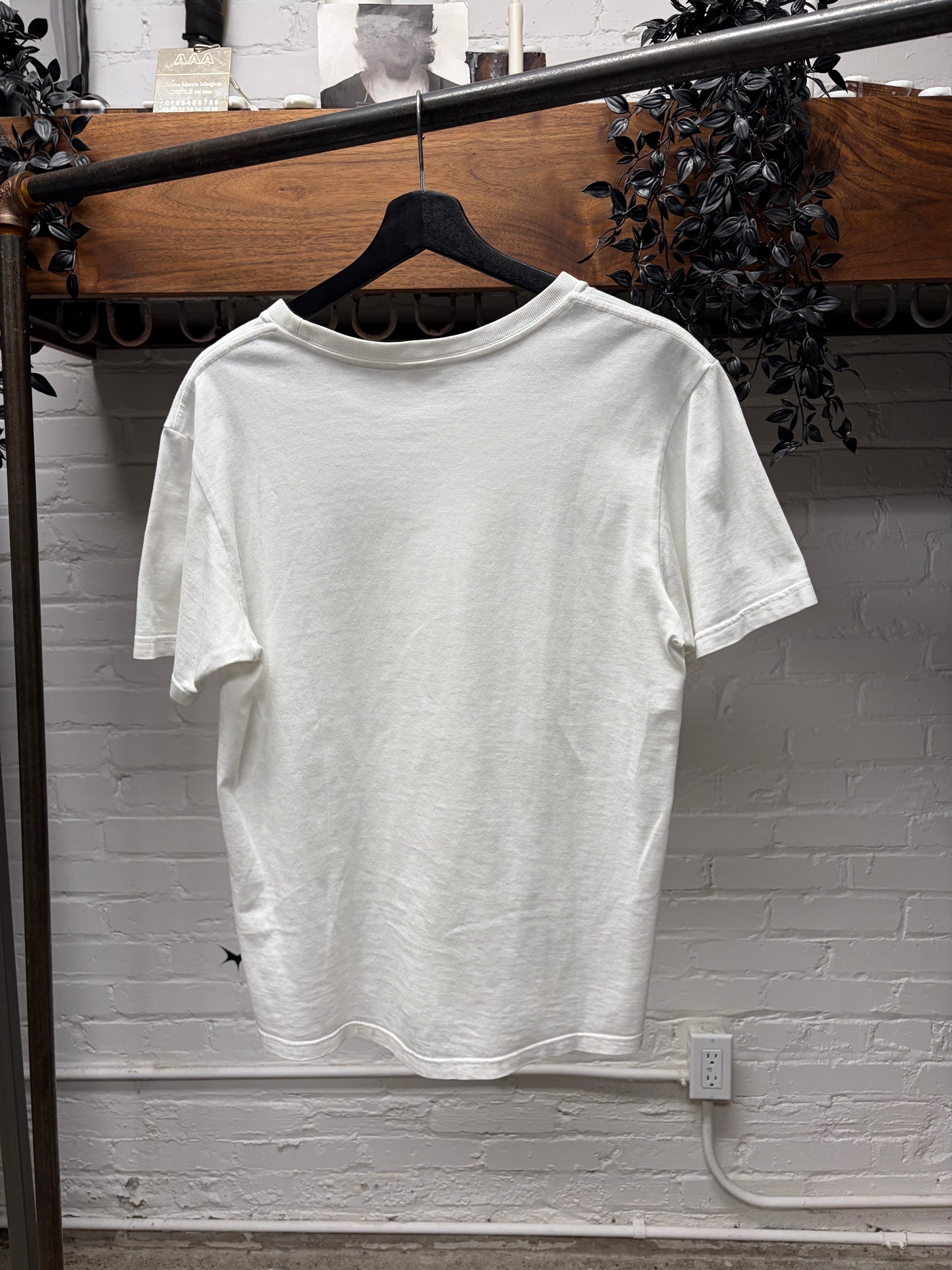 Number (N)ine ‘Gotham City’ White/Gold Slogan T-Shirt