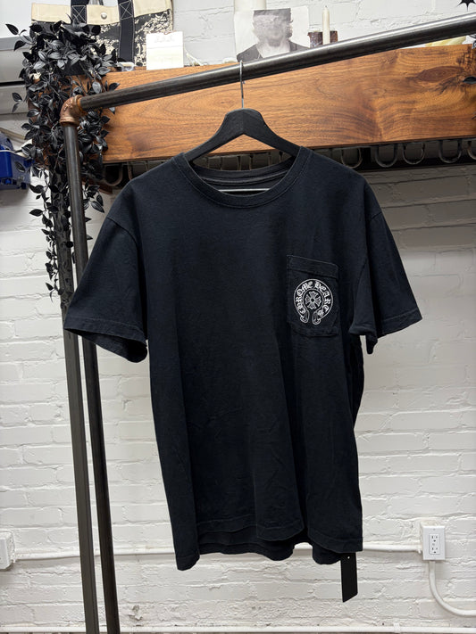 Chrome Hearts Seoul Store Exclusive Black ‘Horseshoe Logo’ T-Shirt