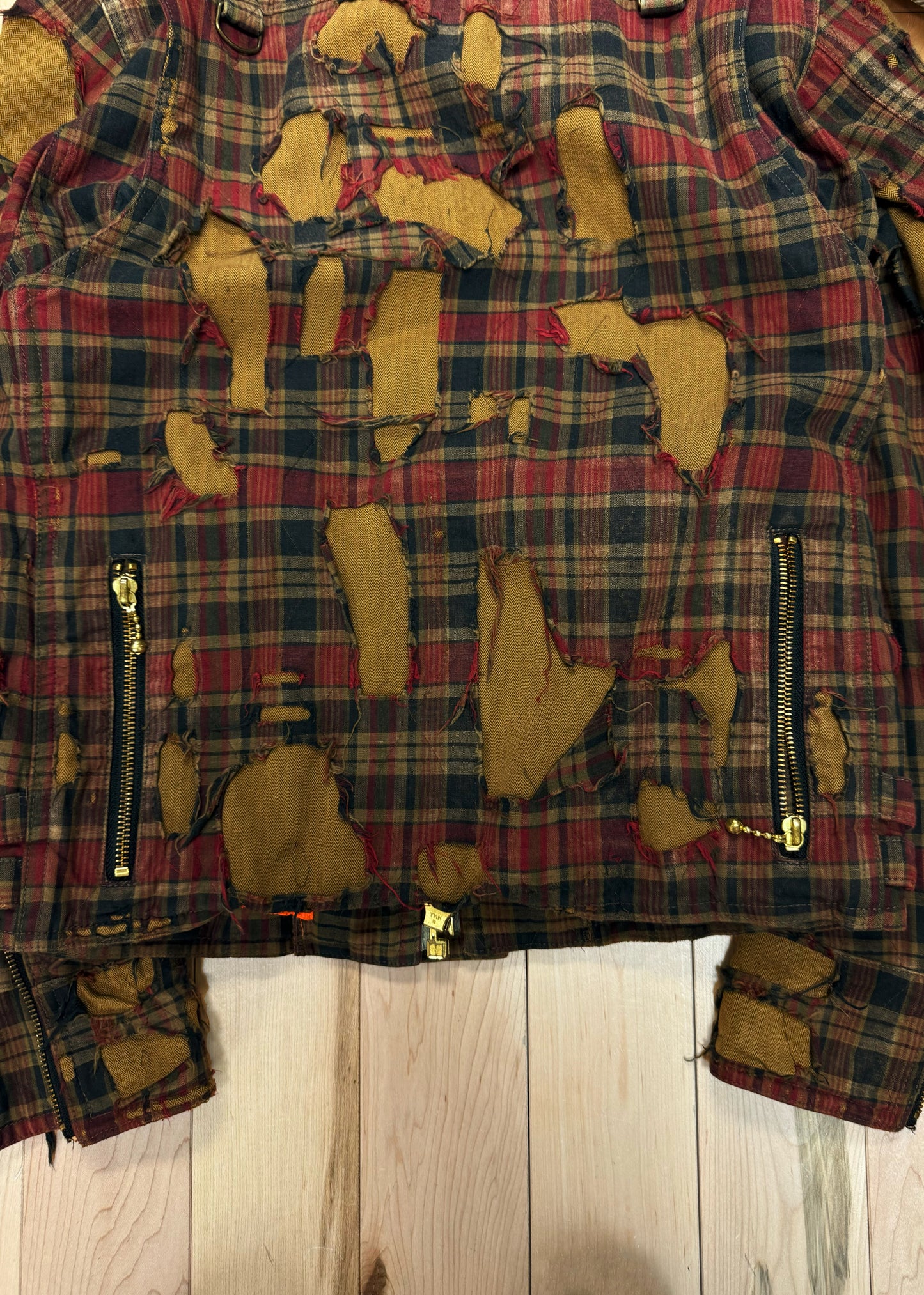 Blackmeans ‘Crust Punk’ Thrash Distressed Scab Jacket