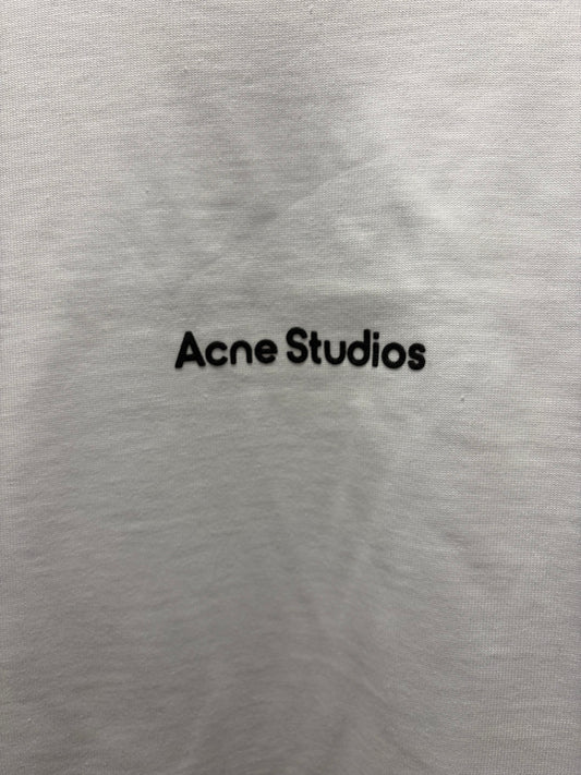 Acne Studios ‘Minimal Logo’ White Oversized Cotton T-Shirt