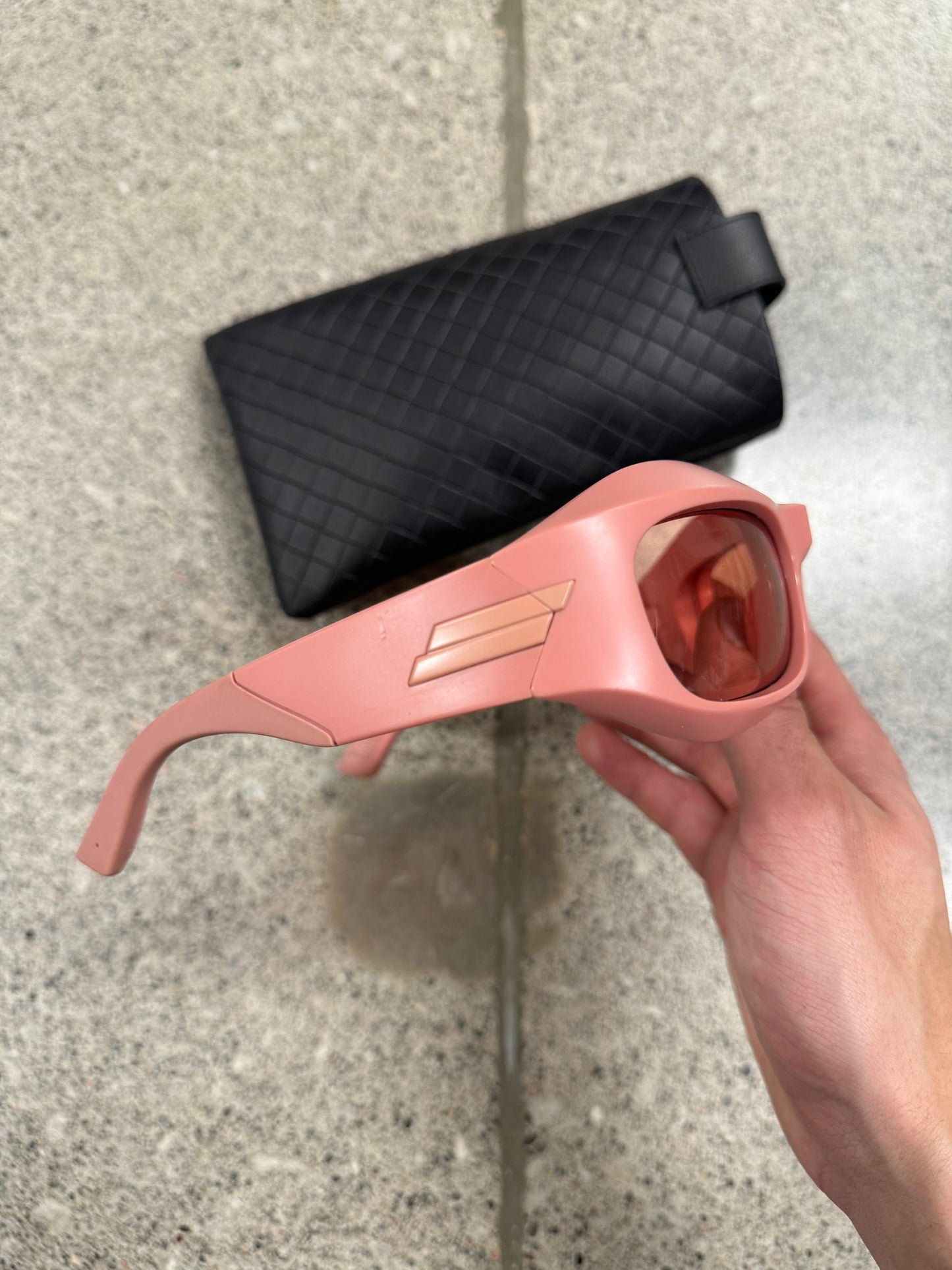 Bottega Veneta ‘Cyclone’ Pink Sunglasses
