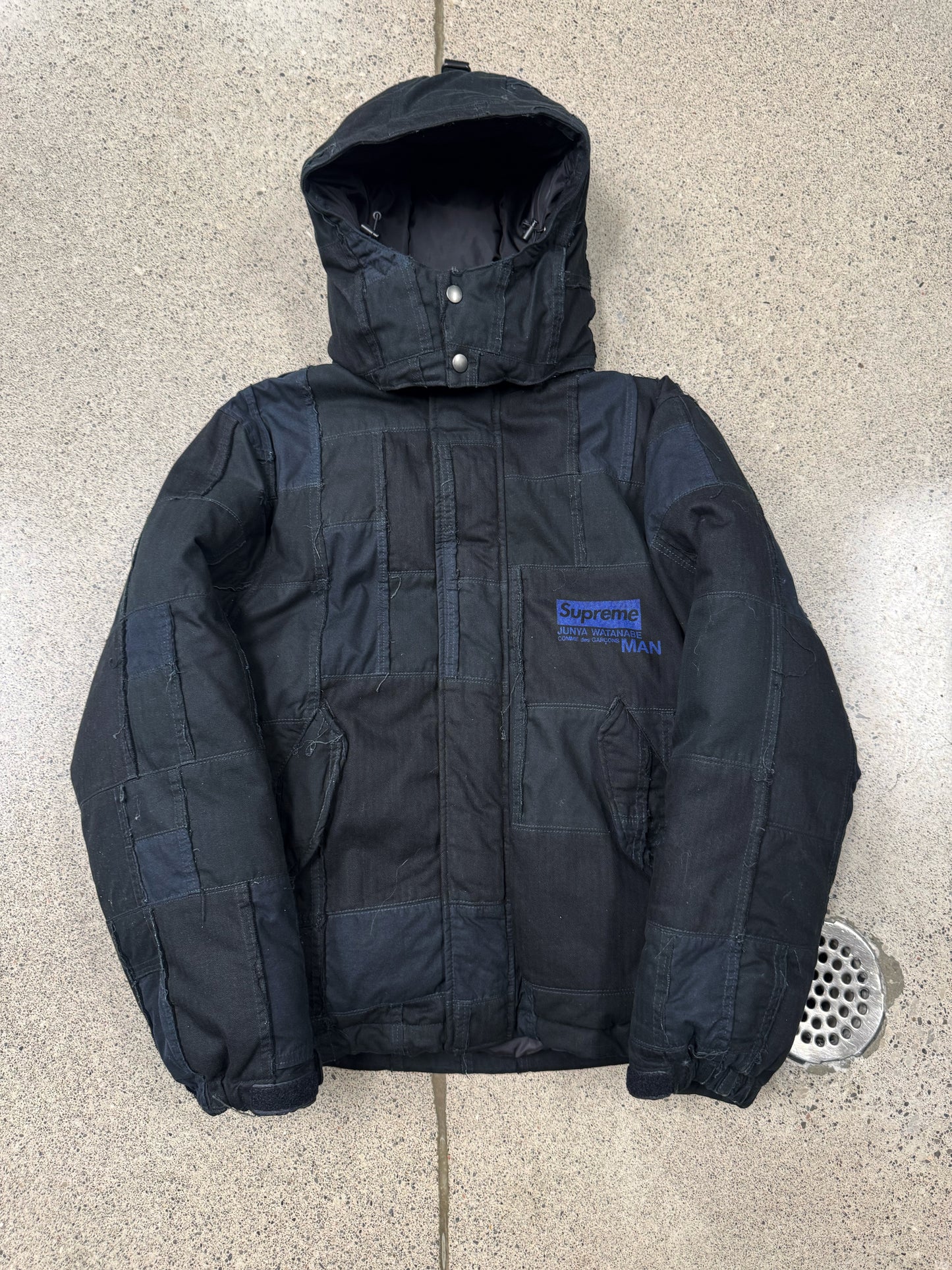 AW2021 Supreme x Junya Watanabe Reconstructed Puffer Jacket