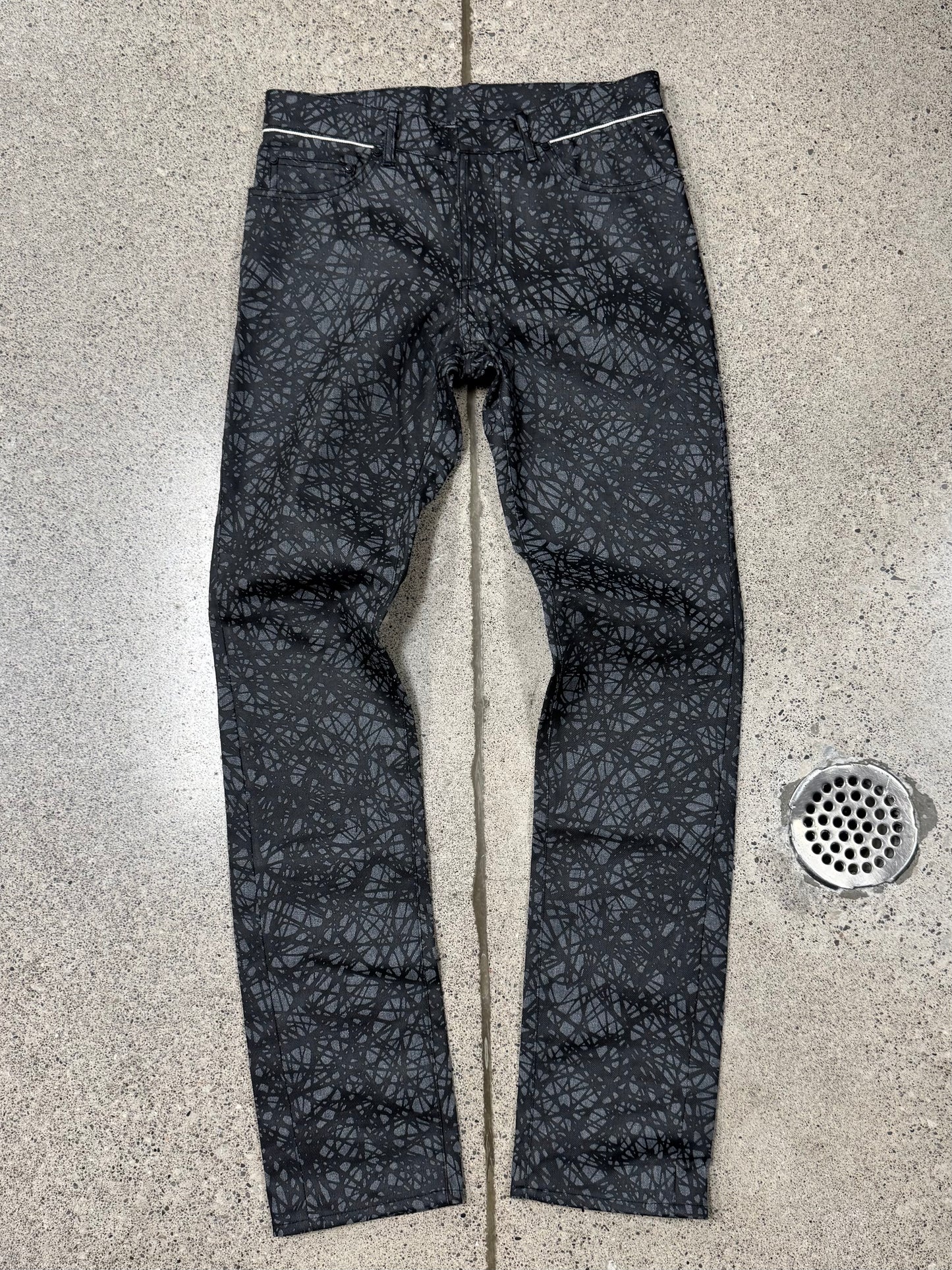 AW2013 Balenciaga ‘Scratch Lines’ Denim
