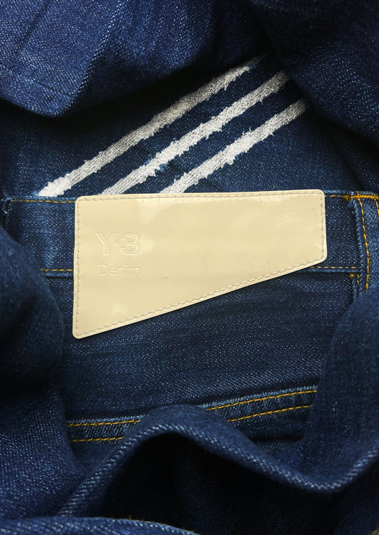 Spring Summer 2004 Y-3 Yohji Yamamoto x Adidas 3 Stripe ‘Slash’ Selvedge Denim