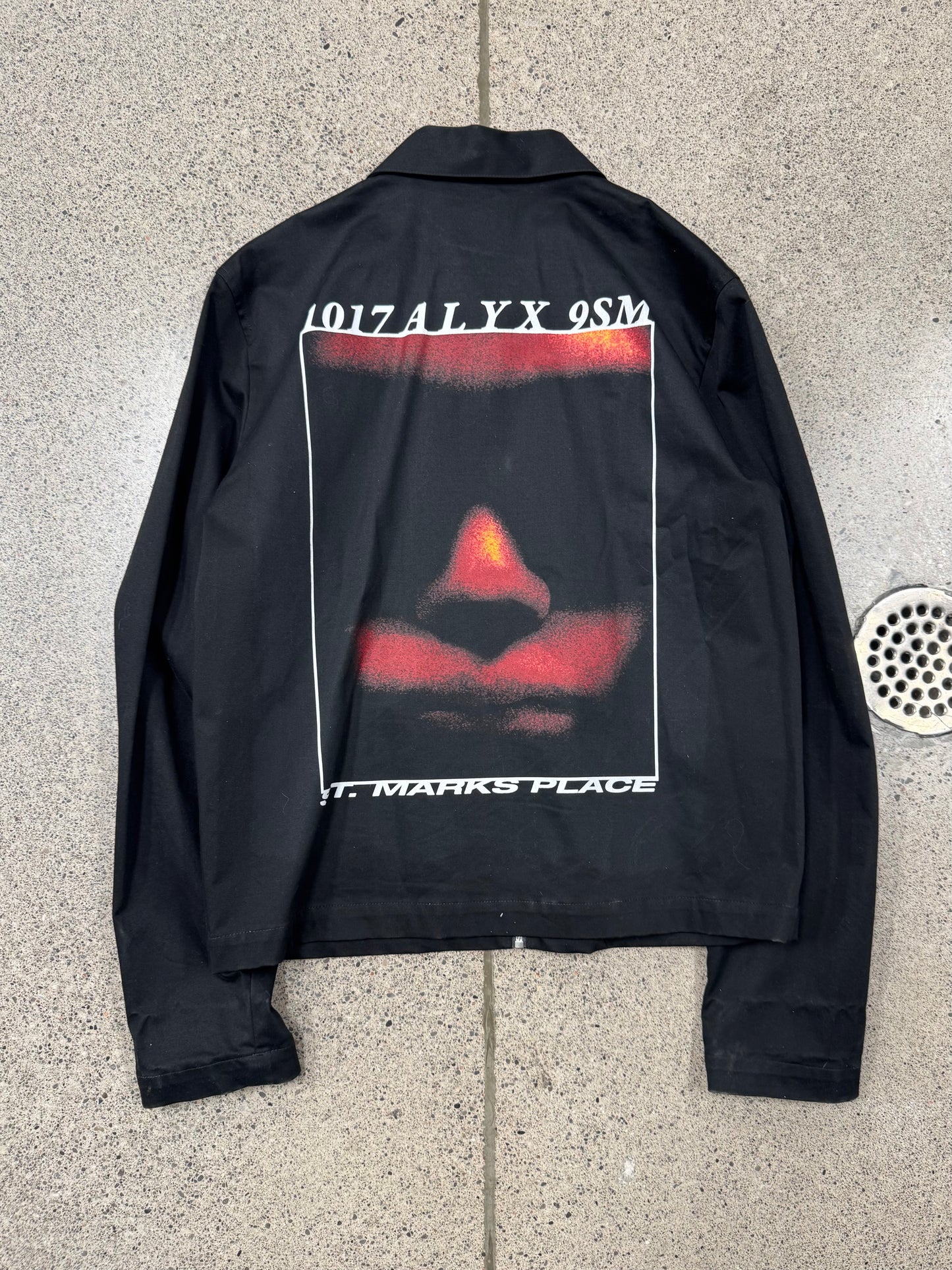 Alyx Studios Black Zip-Up Work Jacket