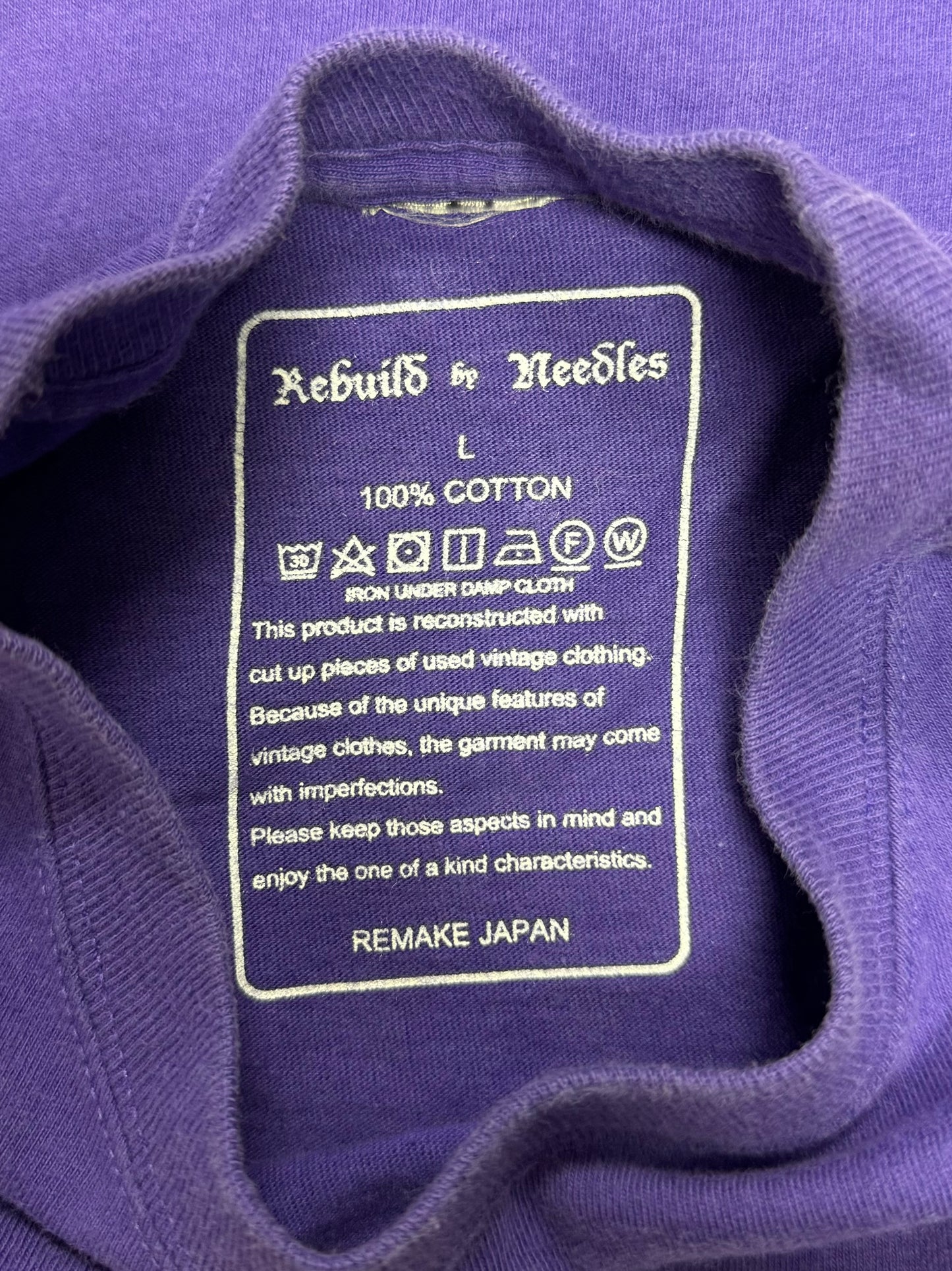 Needles Rebuild Reconstructed Graphic T-Shirt