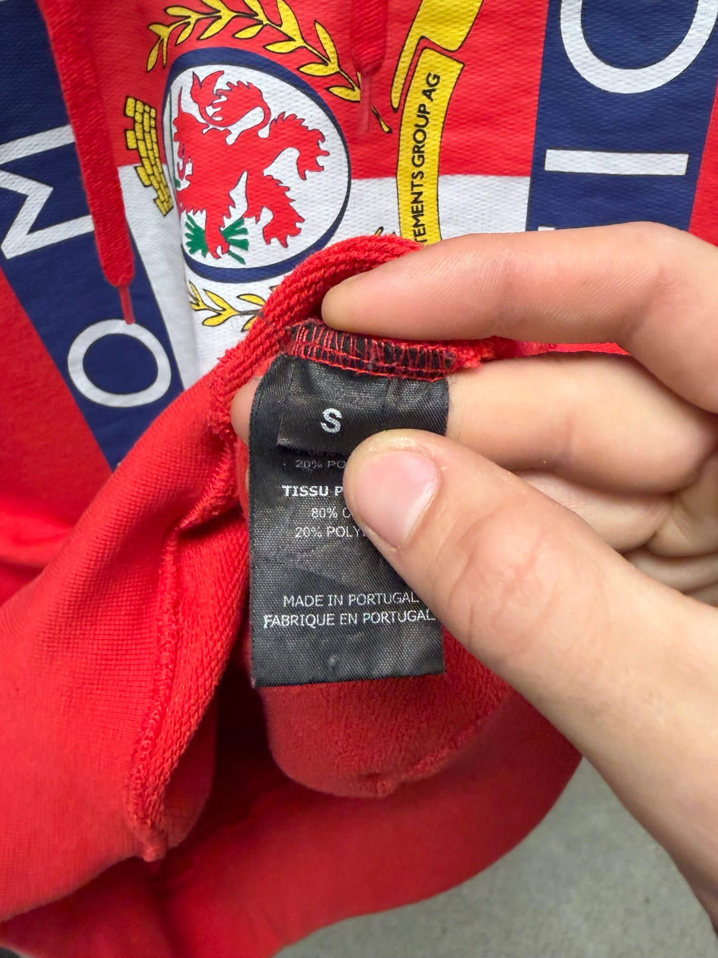 SS2018 Vetements x Tommy Hilfiger ‘Flag Logo’ Pullover Hoodie