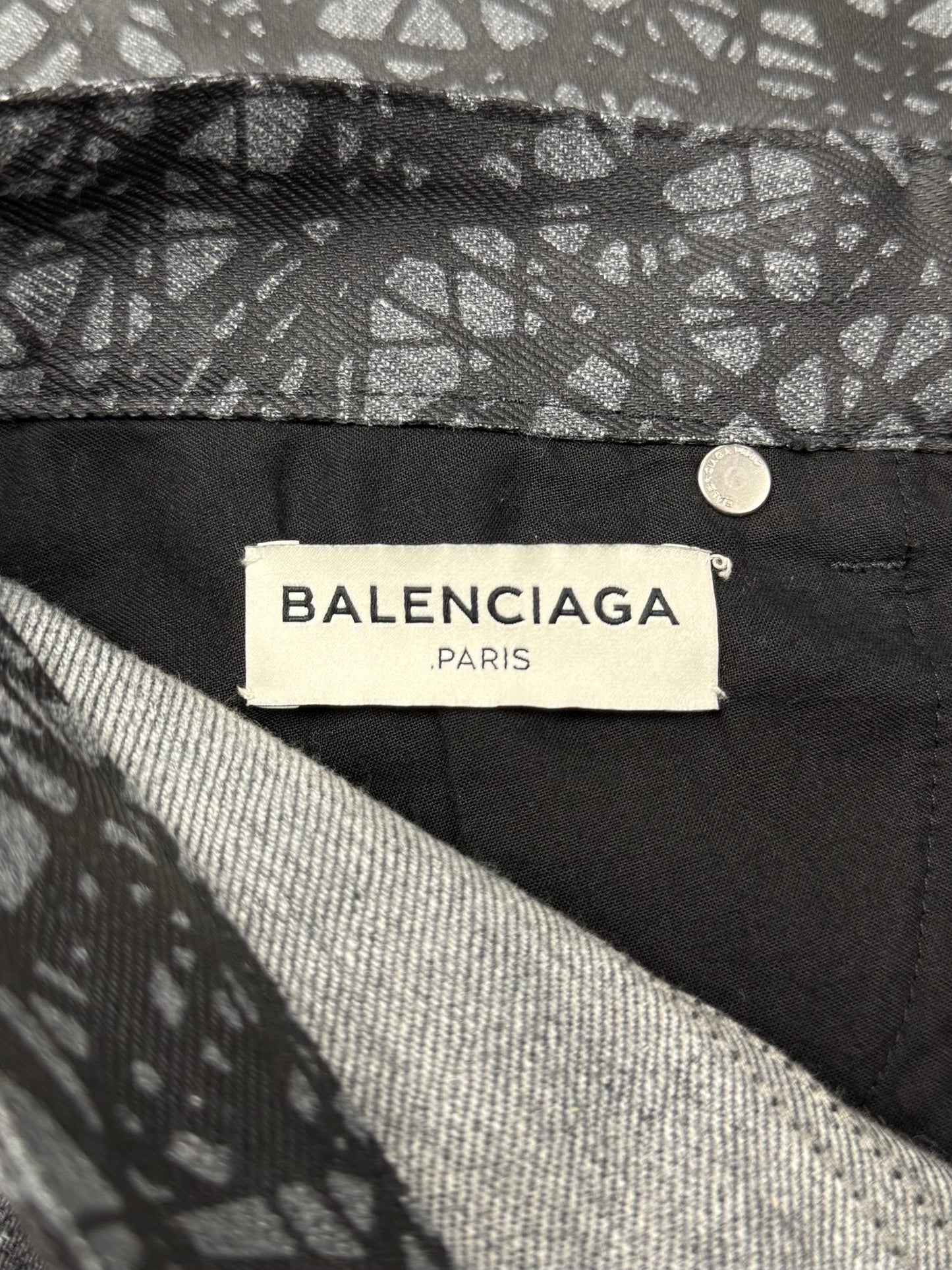 AW2013 Balenciaga ‘Scratch Lines’ Denim