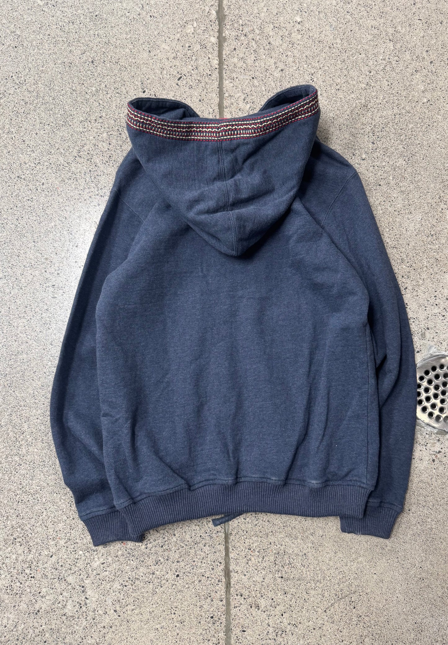 Maharishi ‘Snake’ Embroidered Zip Up Hoodie