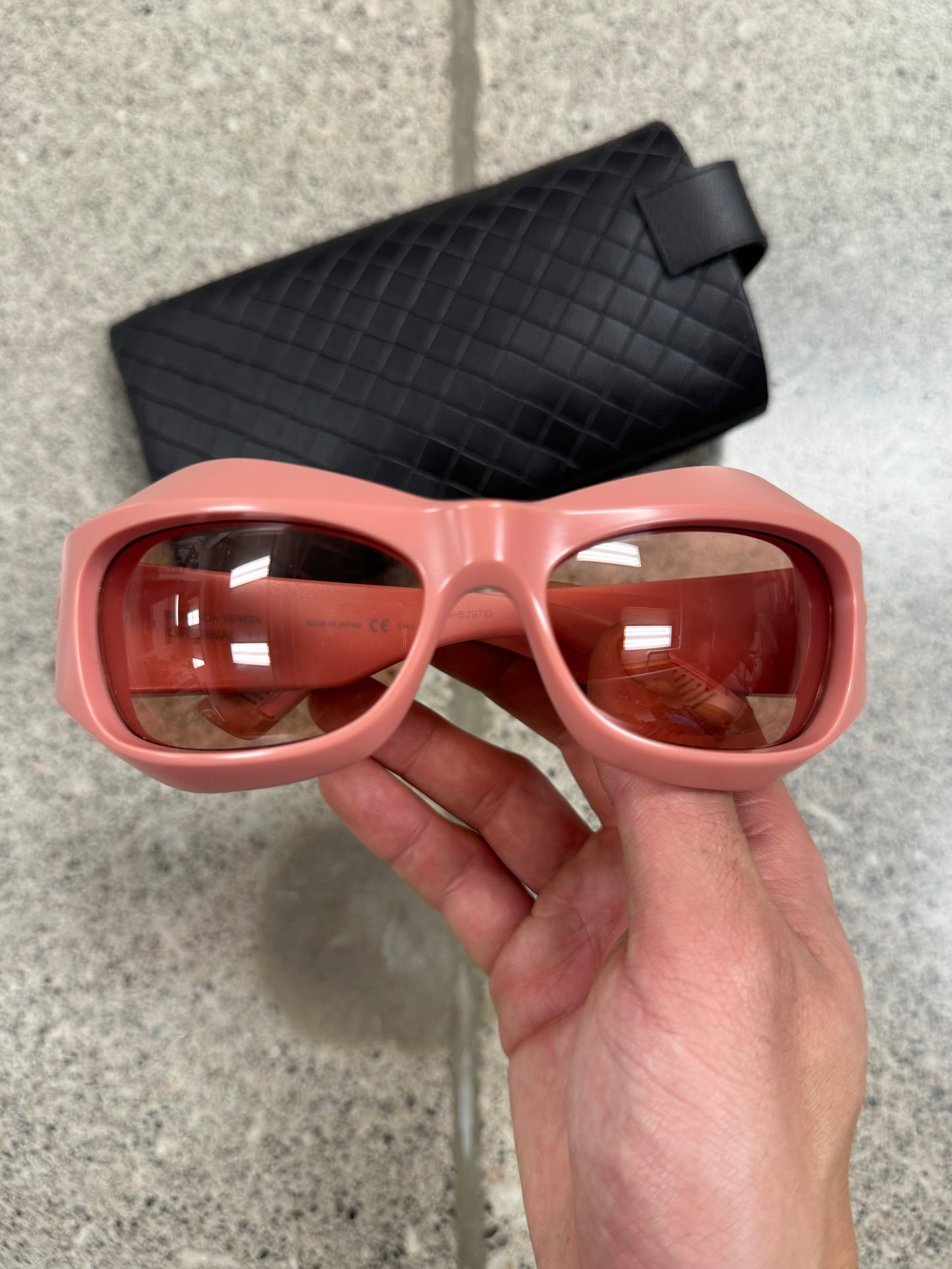 Bottega Veneta ‘Cyclone’ Pink Sunglasses