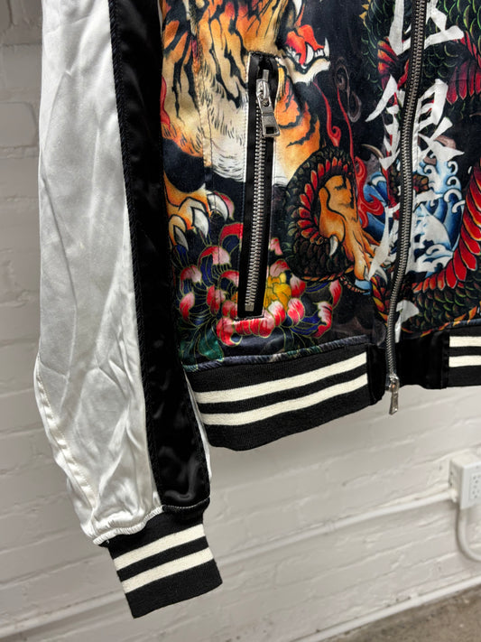 Balmain ‘Sukajan’ Traditional Japanese Silk Bomber Jacket