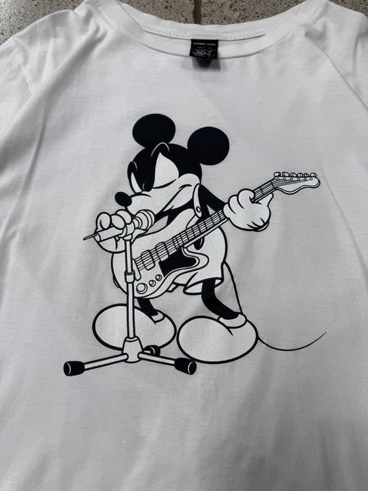 Number (N)ine ‘Mickey’ Guitar Player Graphic T-Shirt