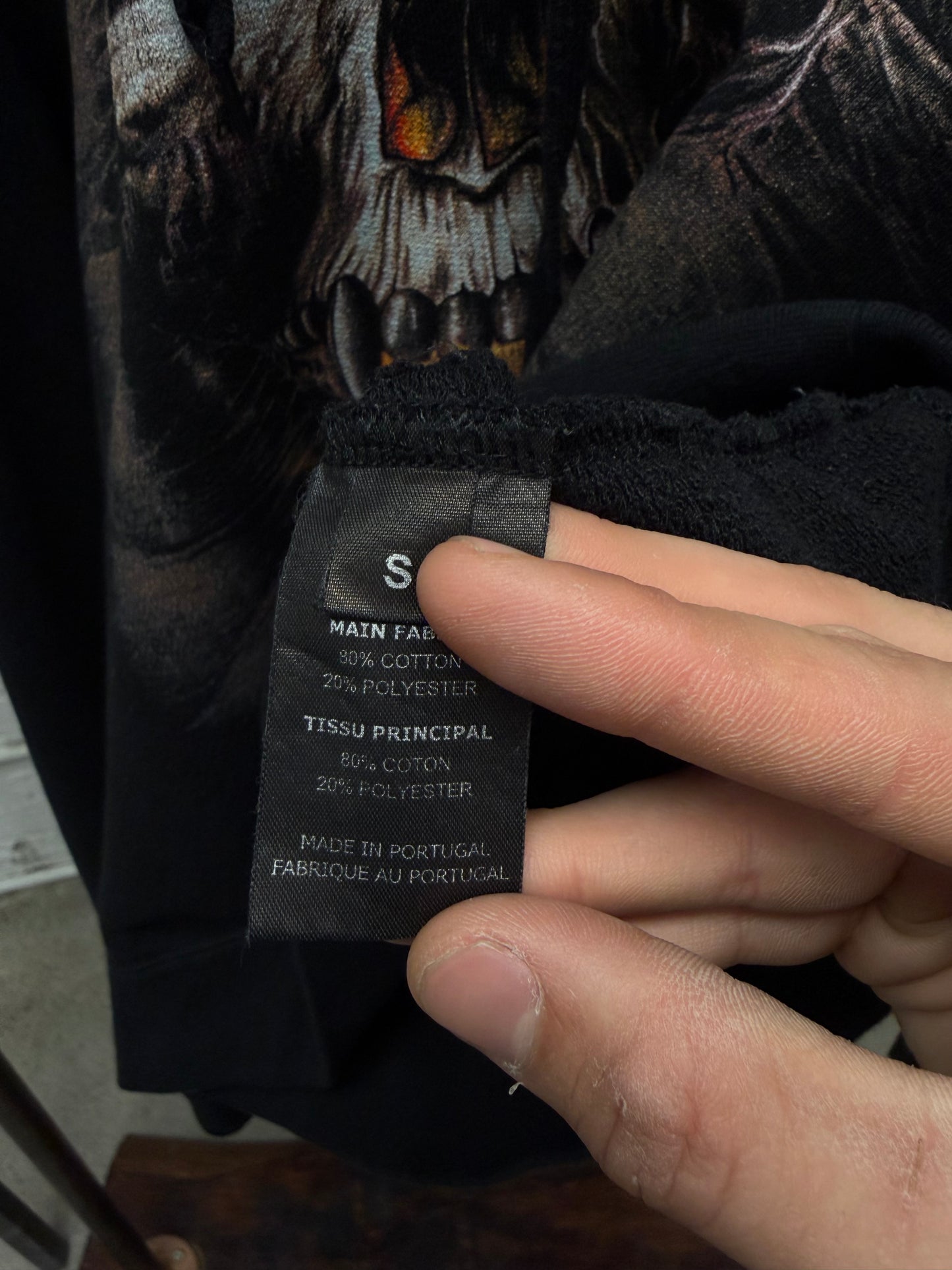 AW2018 Vetements ‘Misplaced Skull’ Hoodie