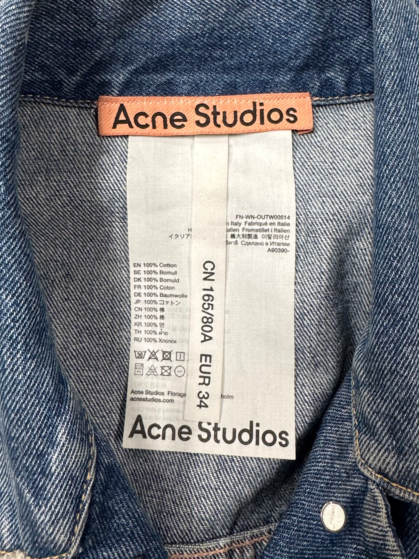 Acne Studios Denim Trucker Jacket