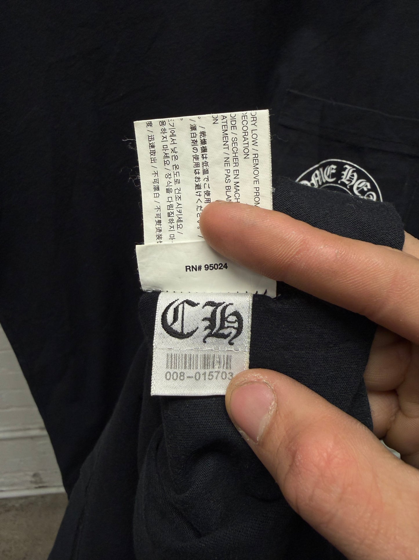 Chrome Hearts ‘Horseshoe Logo’ Paris Store Exclusive T-Shirt