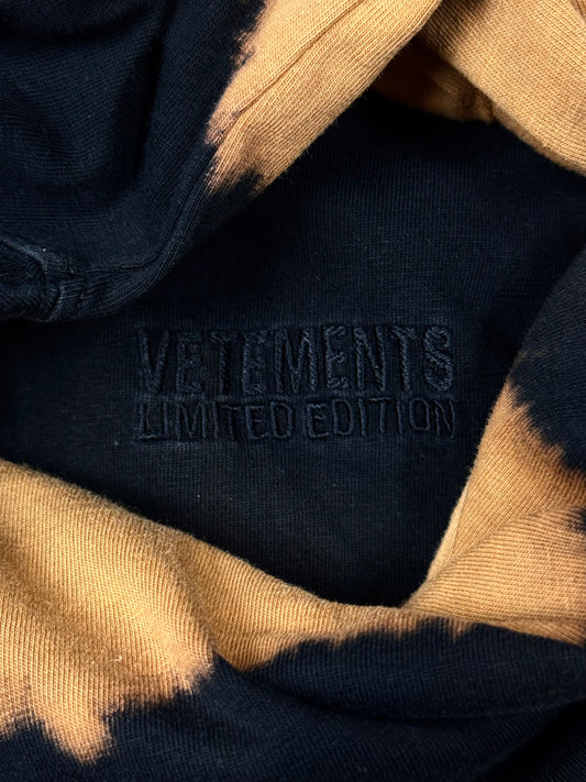 Vetements ‘Bleach Dye’ Oversized Logo T-Shirt