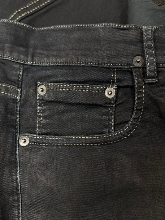 Rick Owens ‘Detroit Cut’ Waxed Black Denim
