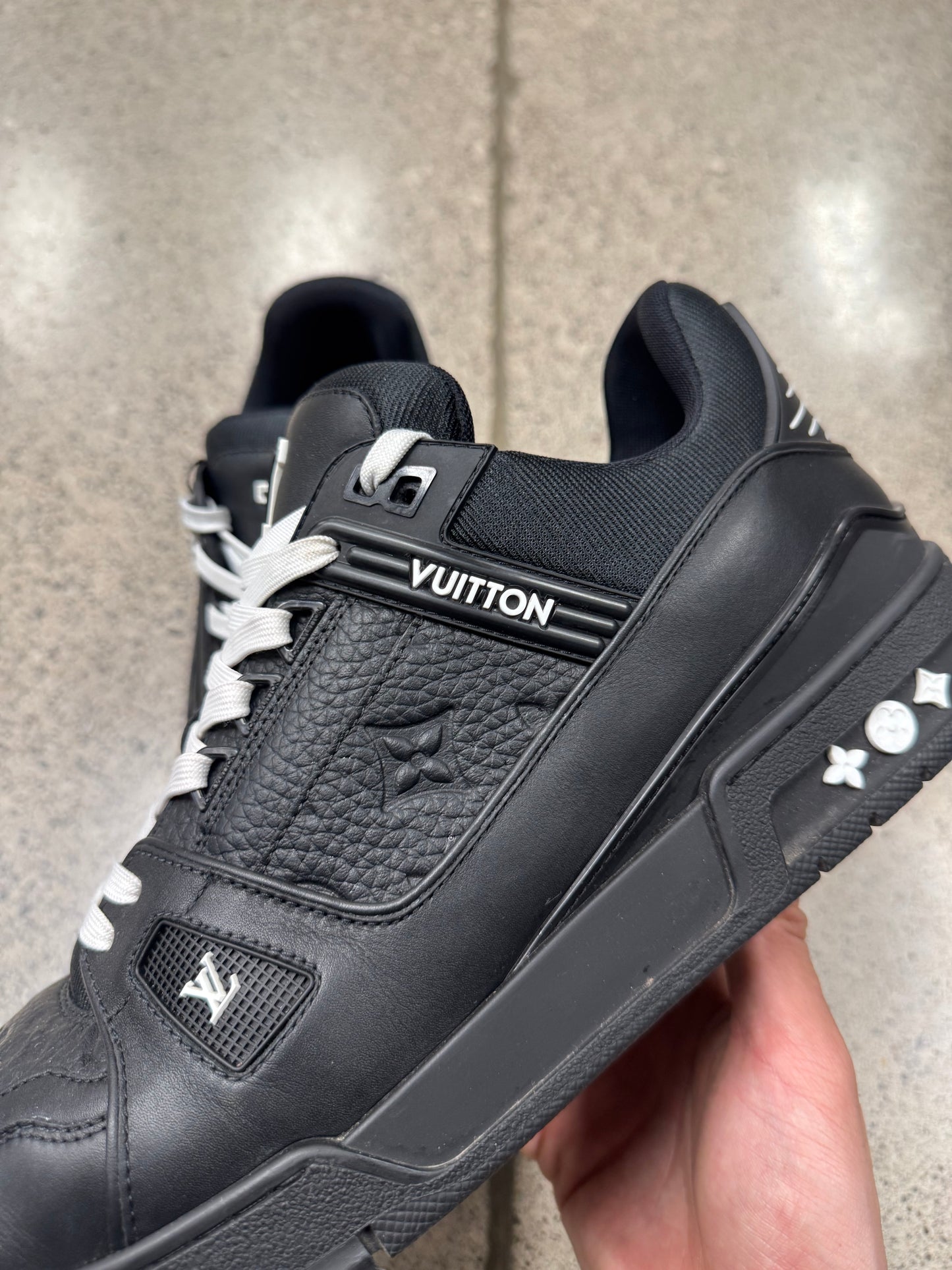 Louis Vuitton ‘Embossed Monogram’ Leather LV Trainers