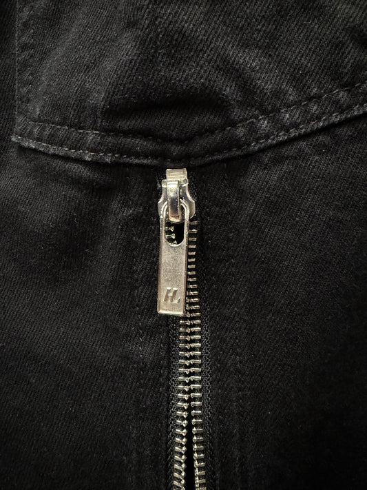Helmut Lang Black ‘Back Zip’ Carpenter Denim