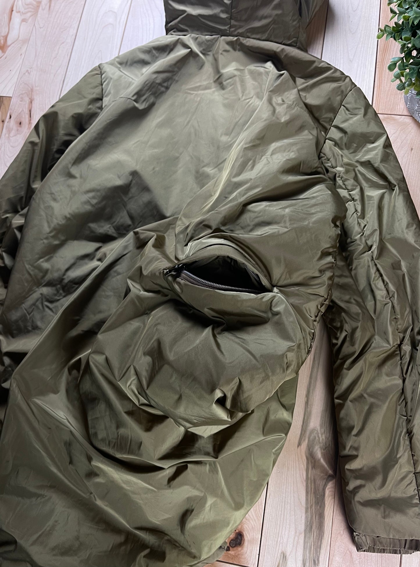 Vintage 90s Prada Sport Belted Cargo Pocket Nylon Jacket