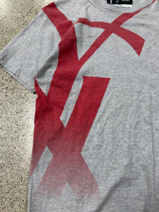 Saint Laurent Gradient YSL Logo Graphic T-Shirt