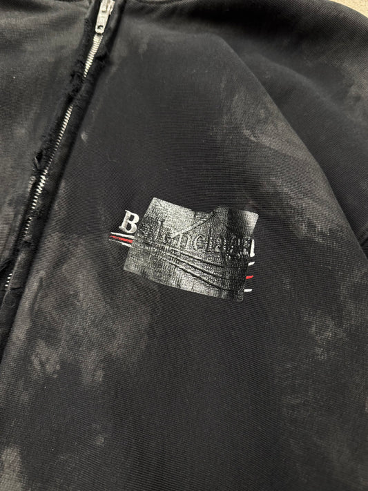 AW2022 Balenciaga ‘Gaffer’ Mudshow Zip-Up Hoodie