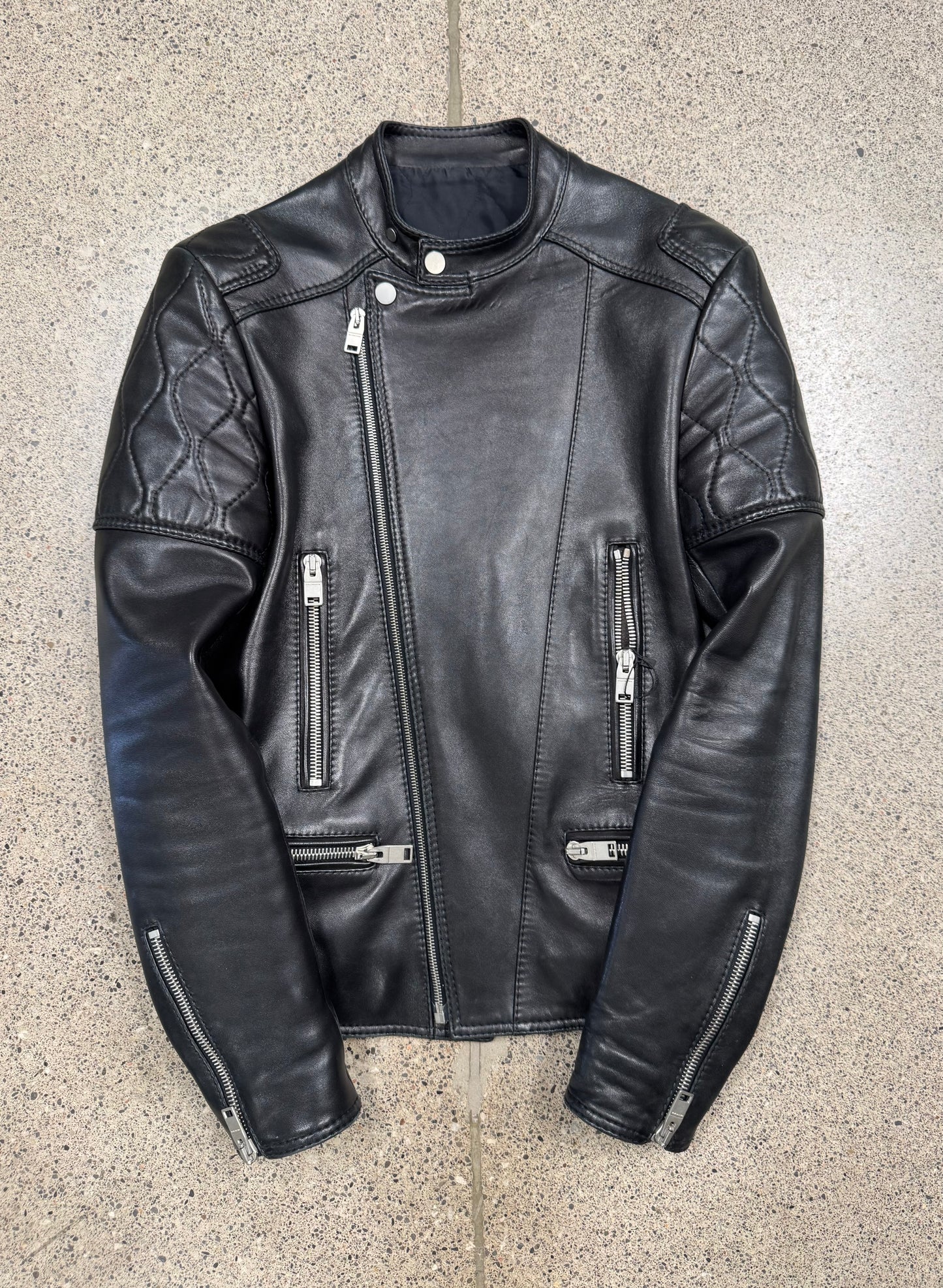 AW2013 Balenciaga by Nicholas Ghesquiere Leather Moto Jacket