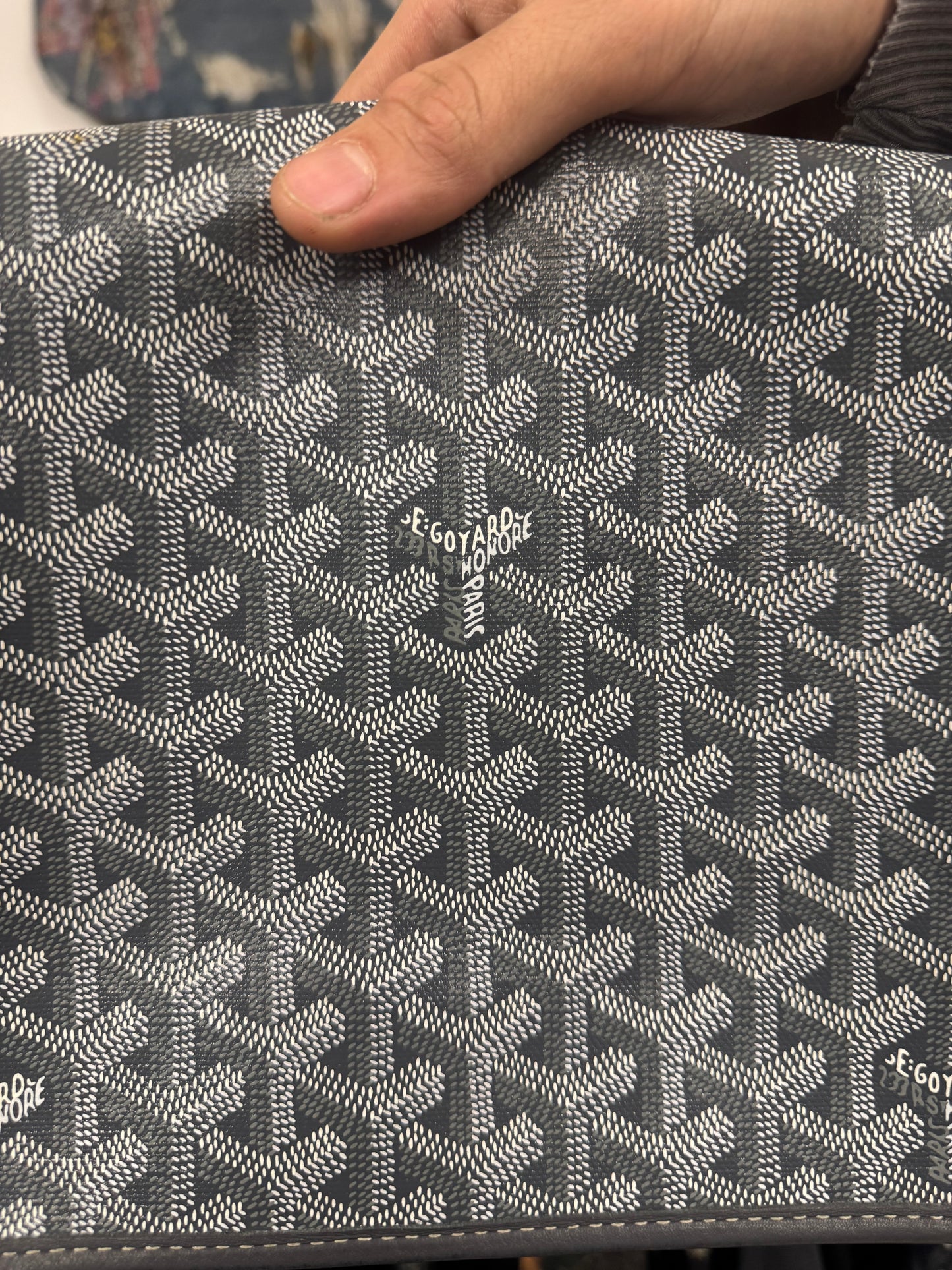 Goyard ‘Jouvence’ Grey Monogram Toiletry Bag