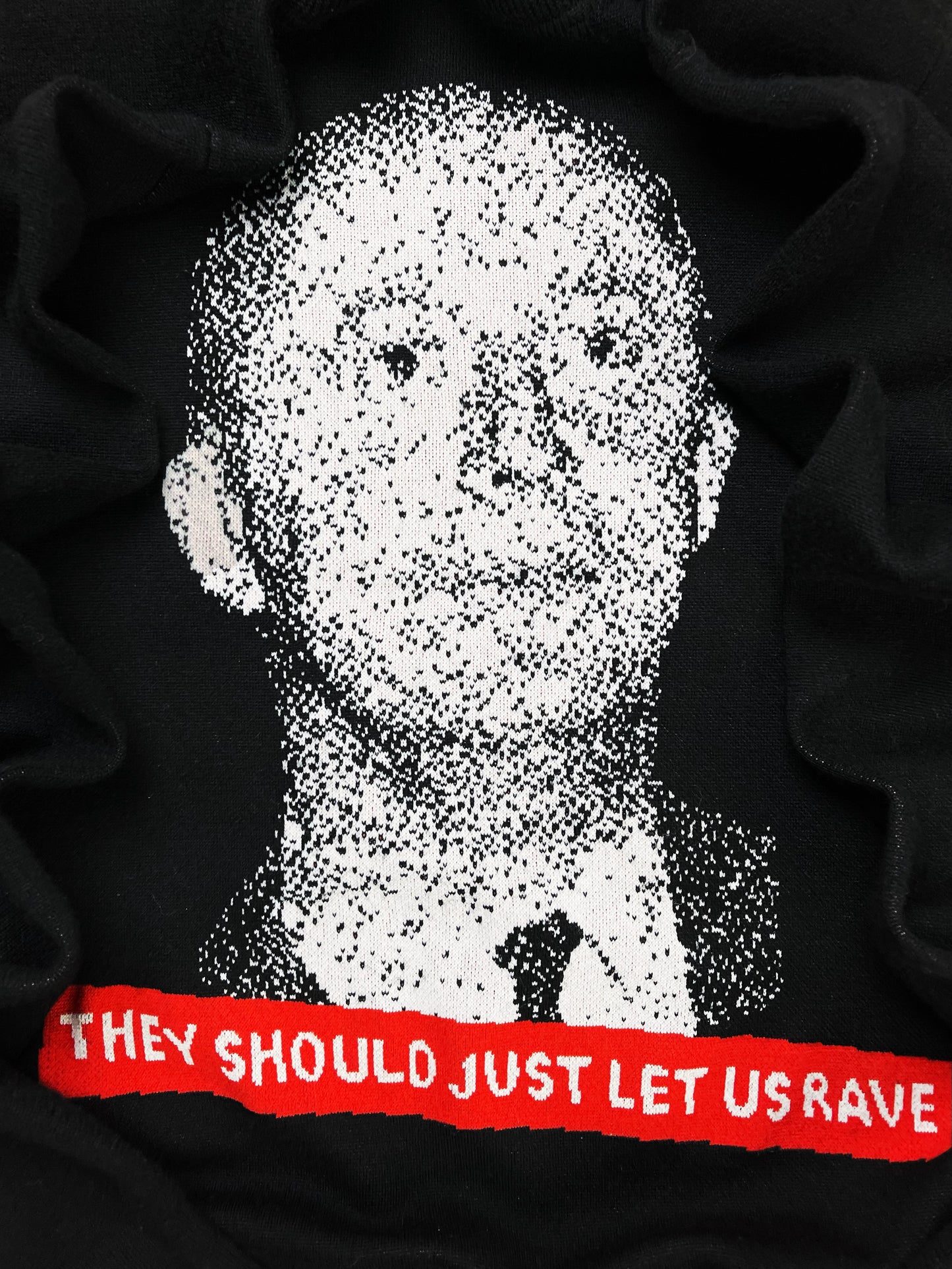 Autumn Winter 2017 Dior Homme ‘They Should Let Us Rave’ Knit Sweater