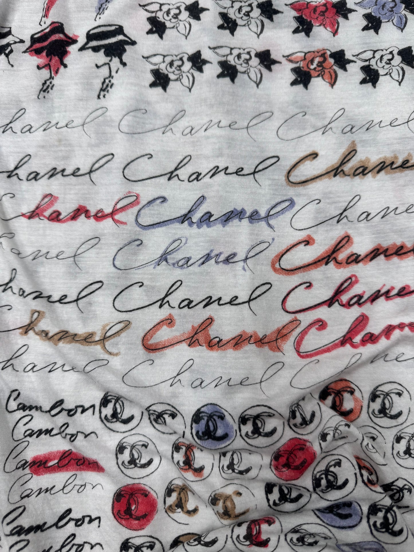 SS2006 Chanel ‘Cruise’ Semi Sheer Silk Long Sleeve Top