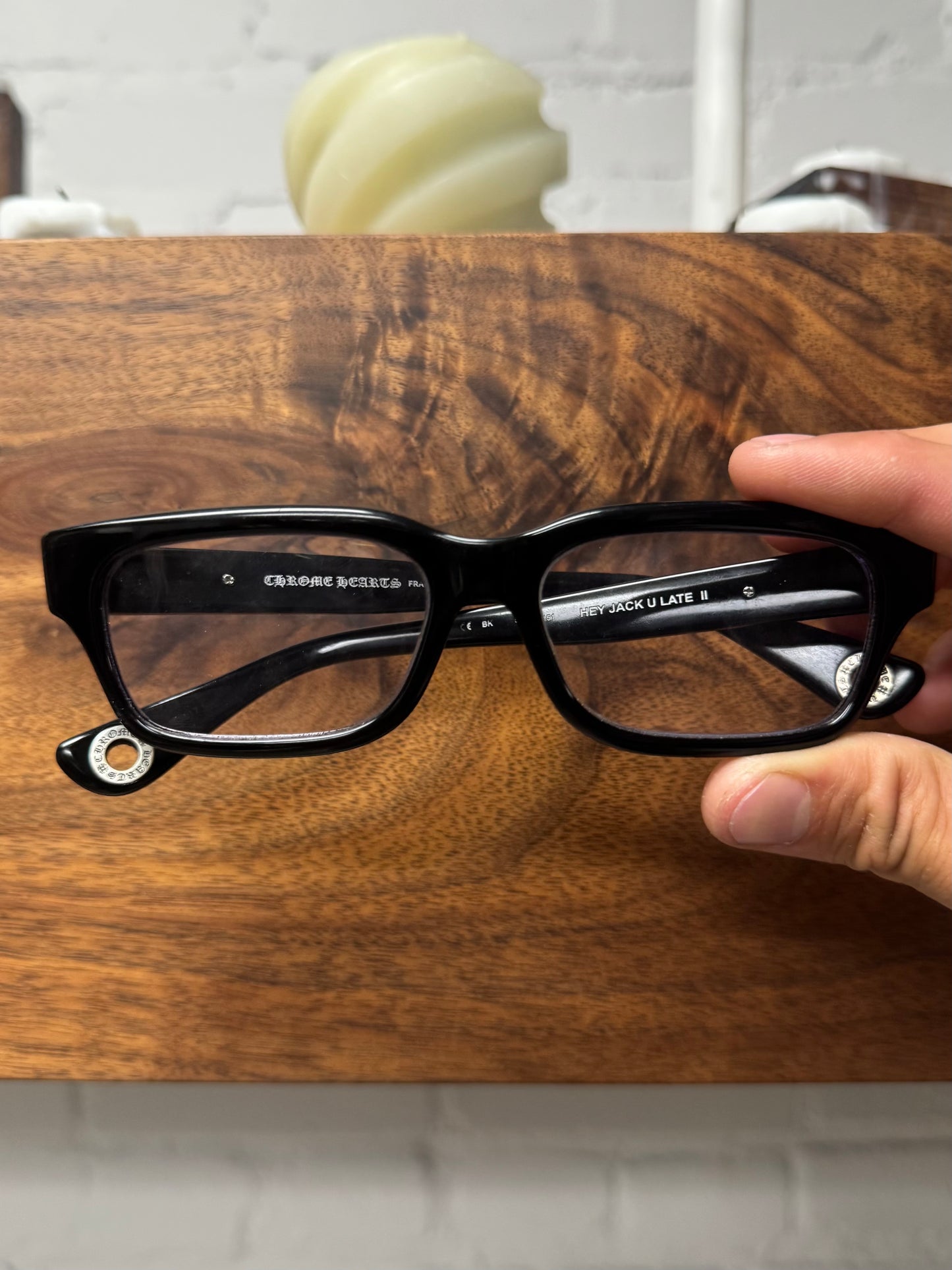 Chrome Hearts ‘Hey Jack-U Late’ Dagger Logo Prescription Glasses