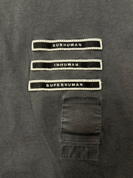 SS2018 Rick Owens ‘Dirt’ Subhuman Patch T-Shirt