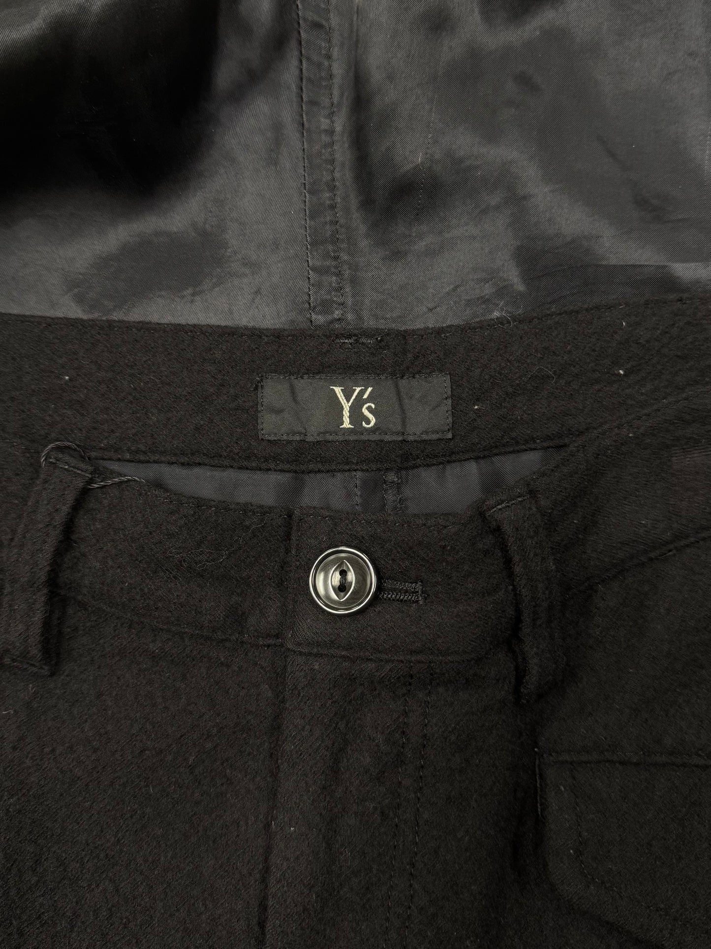 Yohji Yamamoto ‘Y’s’ Fishtail Wool/Silk Parachute Skirt