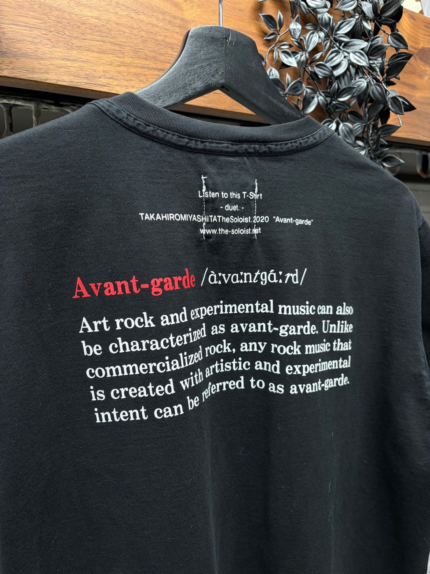 Takahiro Miyashita The Soloist ‘Avant Garde’ Definition T-Shirt