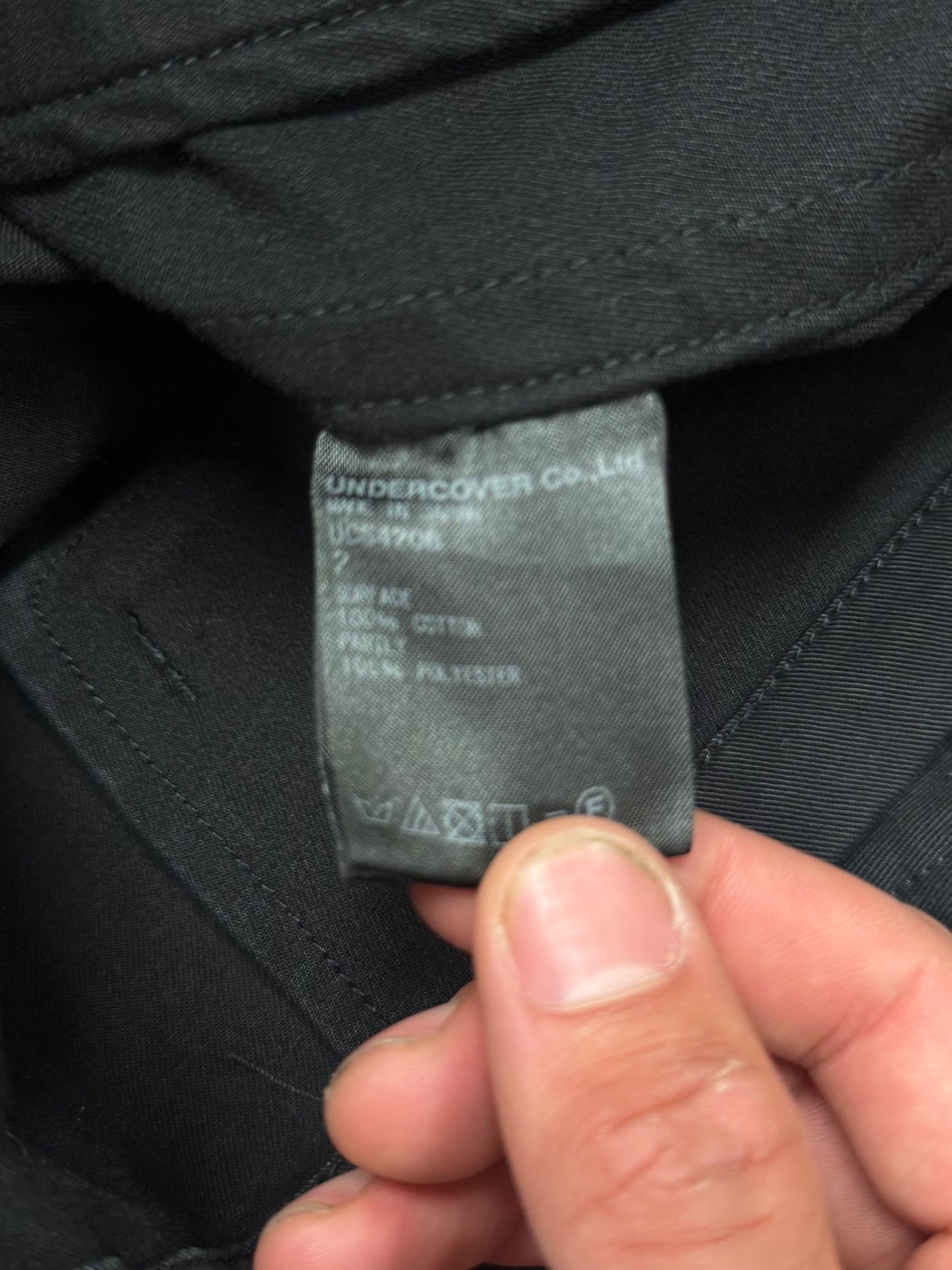 Undercover ‘M-65’ Black Cotton/Canvas Military Jacket