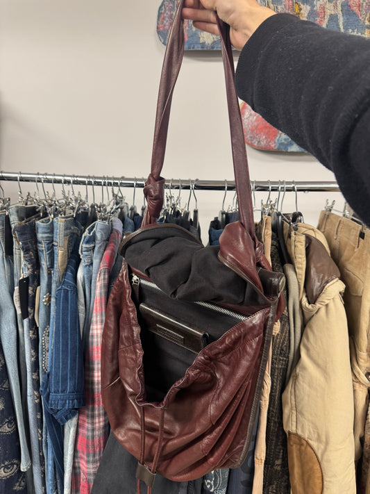 Dries Van Noten ’Knotted’ Leather Crossbody Bag