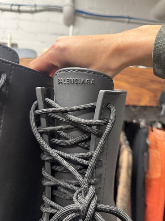 Balenciaga ‘Steriod’ Lace Up Oversized Combat Boots